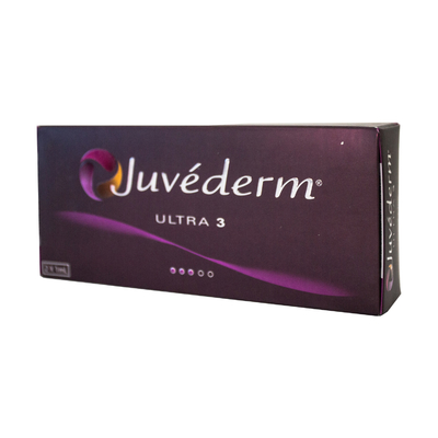 Hyaluronic όξινο μακράς διαρκείας πήκτωμα 2*1ml εκταρίου υλικών πληρώσεως Juvederm Ultra3 Ultra4 Voluma